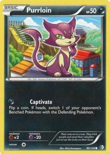 Purrloin 2012 Pokemon Black & White Boundaries Crossed