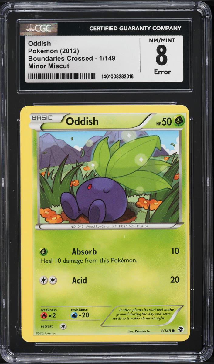 Oddish 2012 Pokemon Black & White Boundaries Crossed