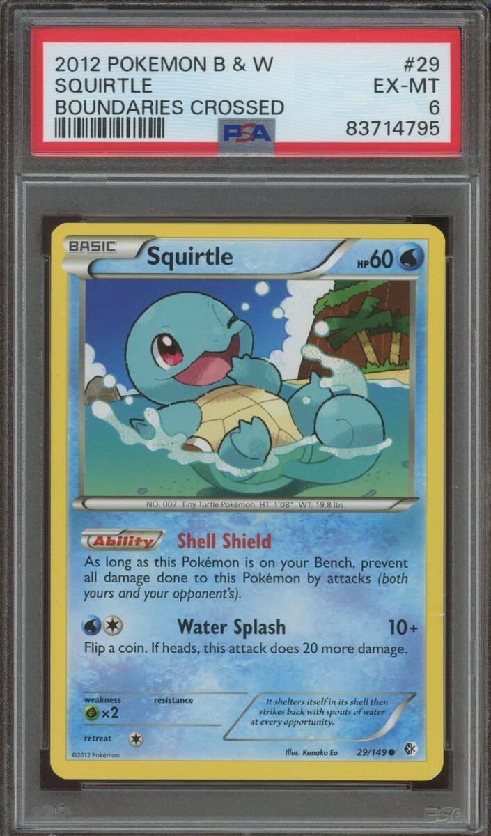 Squirtle 2012 Pokemon Black & White Boundaries Crossed