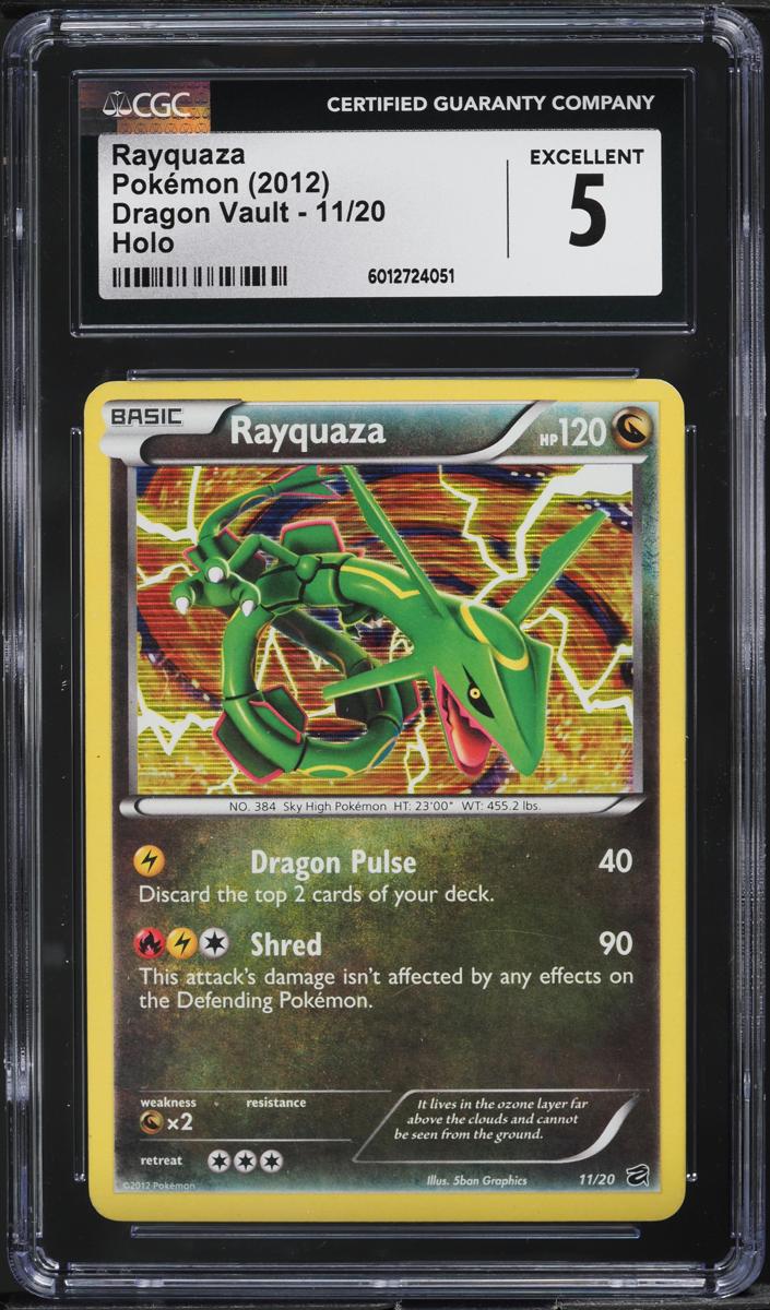 Rayquaza 2012 Pokemon Black & White Dragon Vault