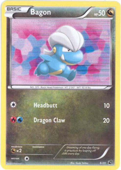Bagon 2012 Pokemon Black & White Dragon Vault