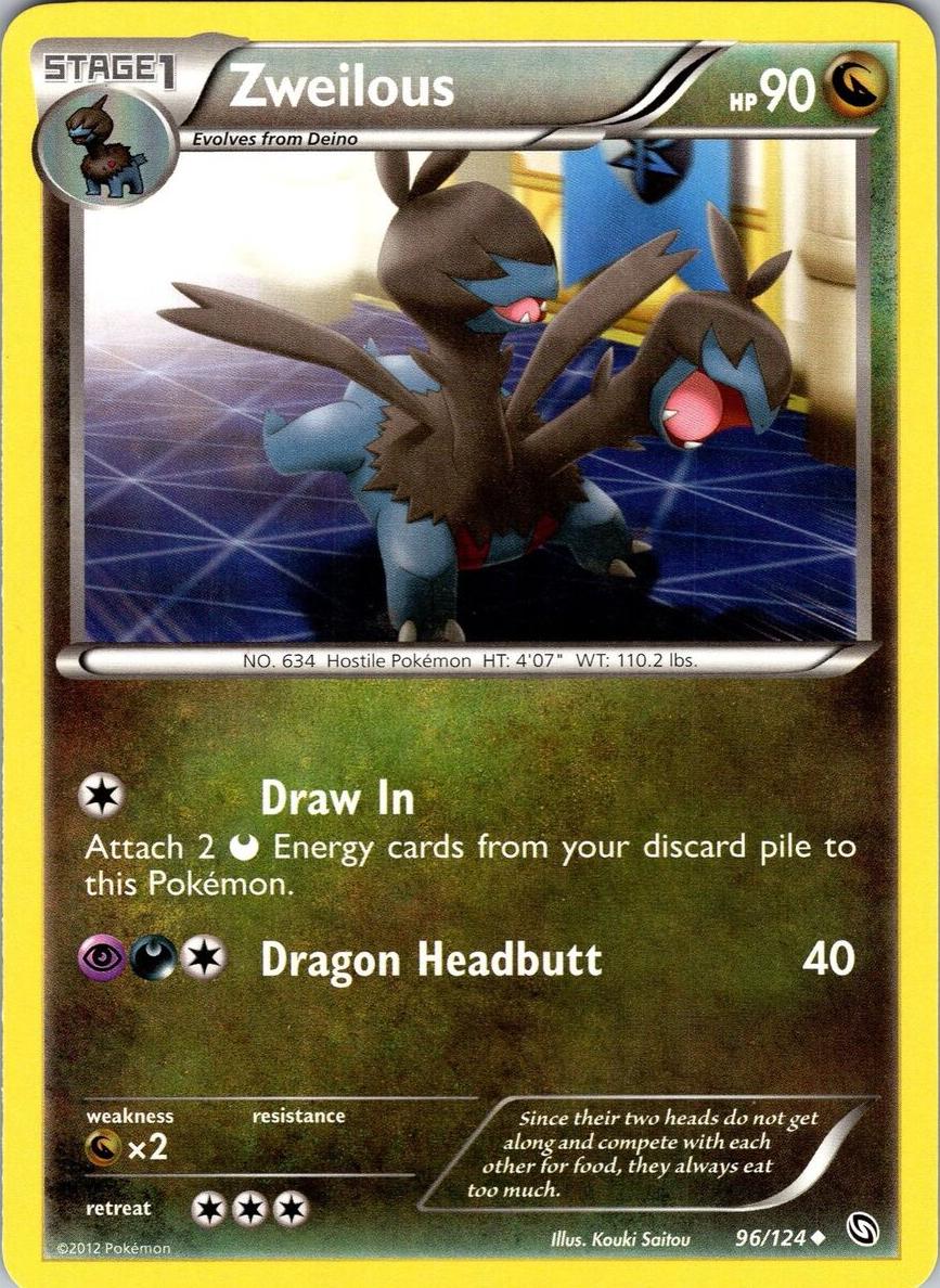 Zweilous 2012 Pokemon Black & White Dragons Exalted