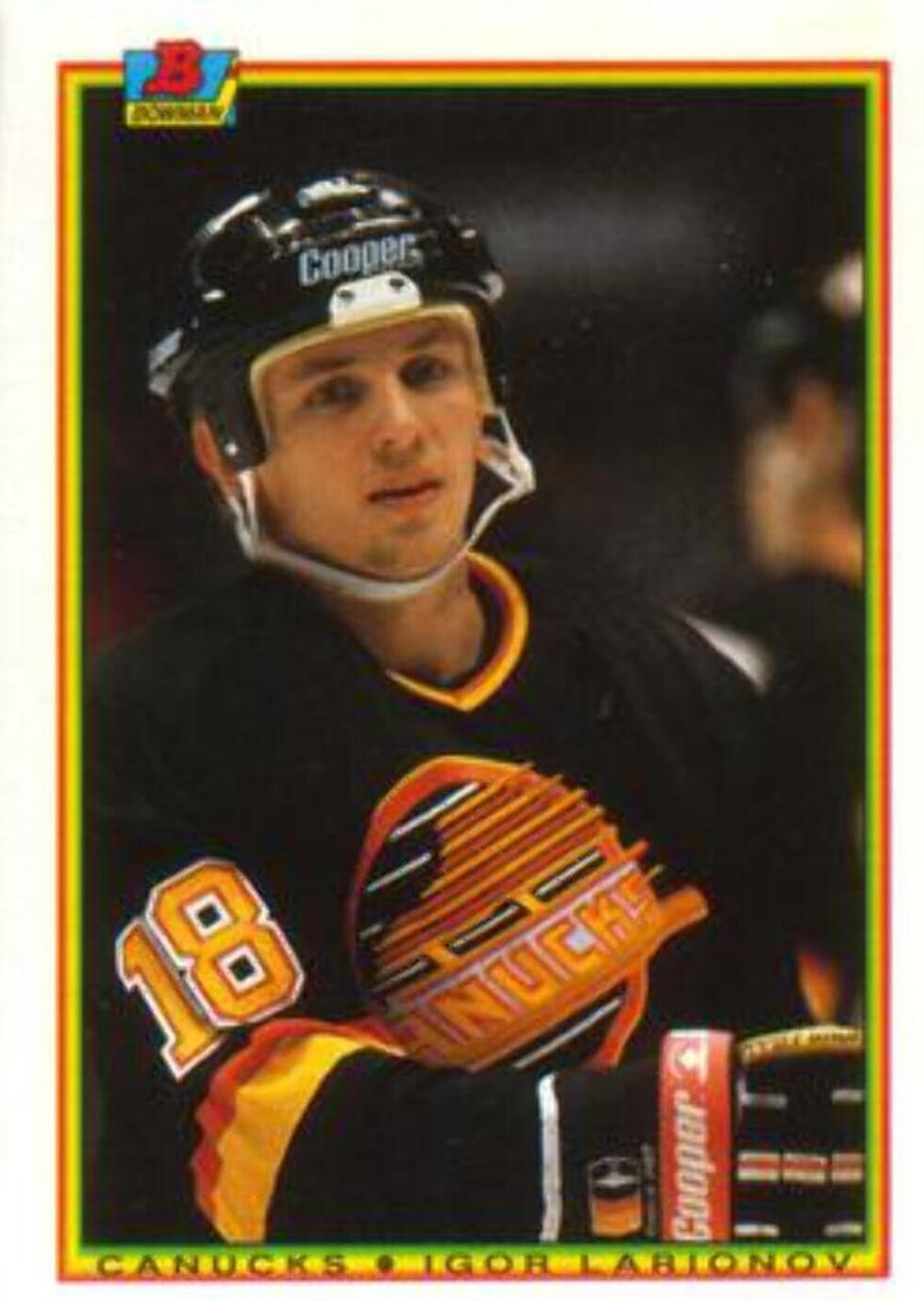 1990 Bowman Igor Larionov #63 card