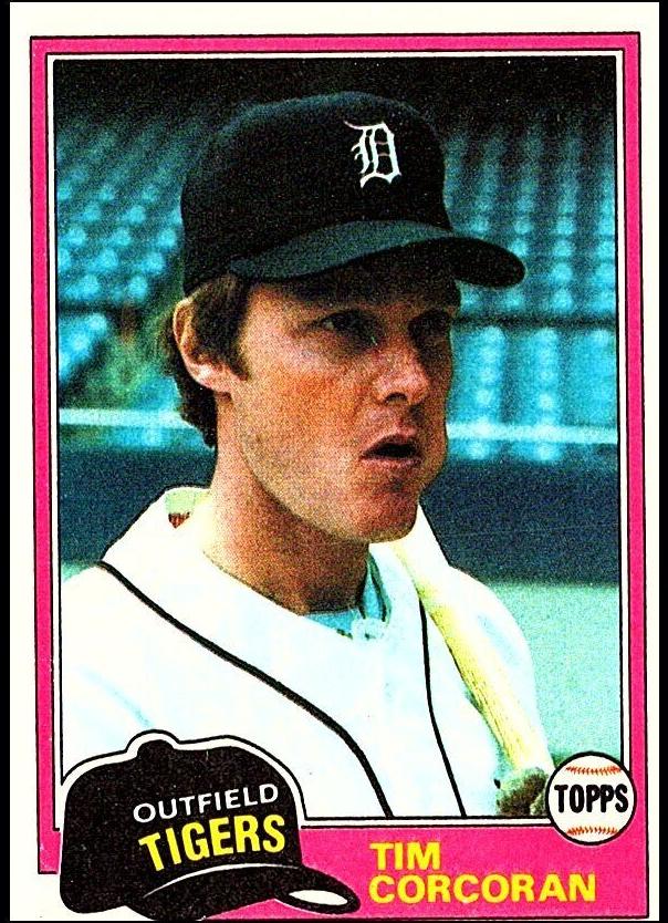 1981 Topps Tim Corcoran #448 card