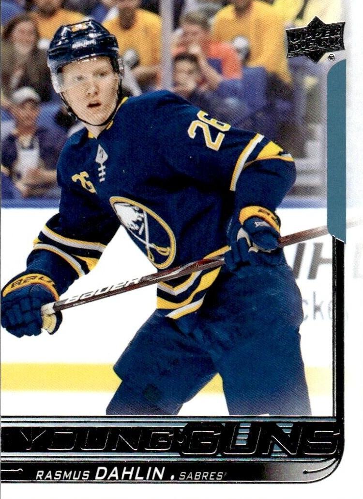 2018 Upper Deck Young Guns #201 Rasmus Dahlin front