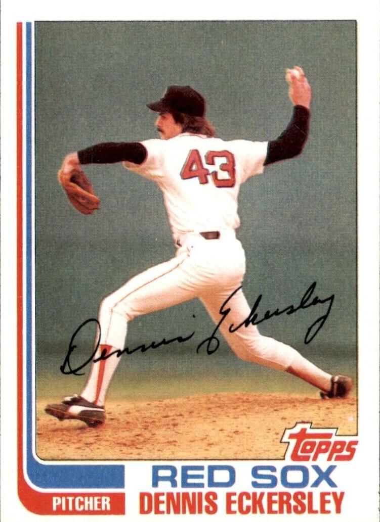 1982 Topps Dennis Eckersley #490 card