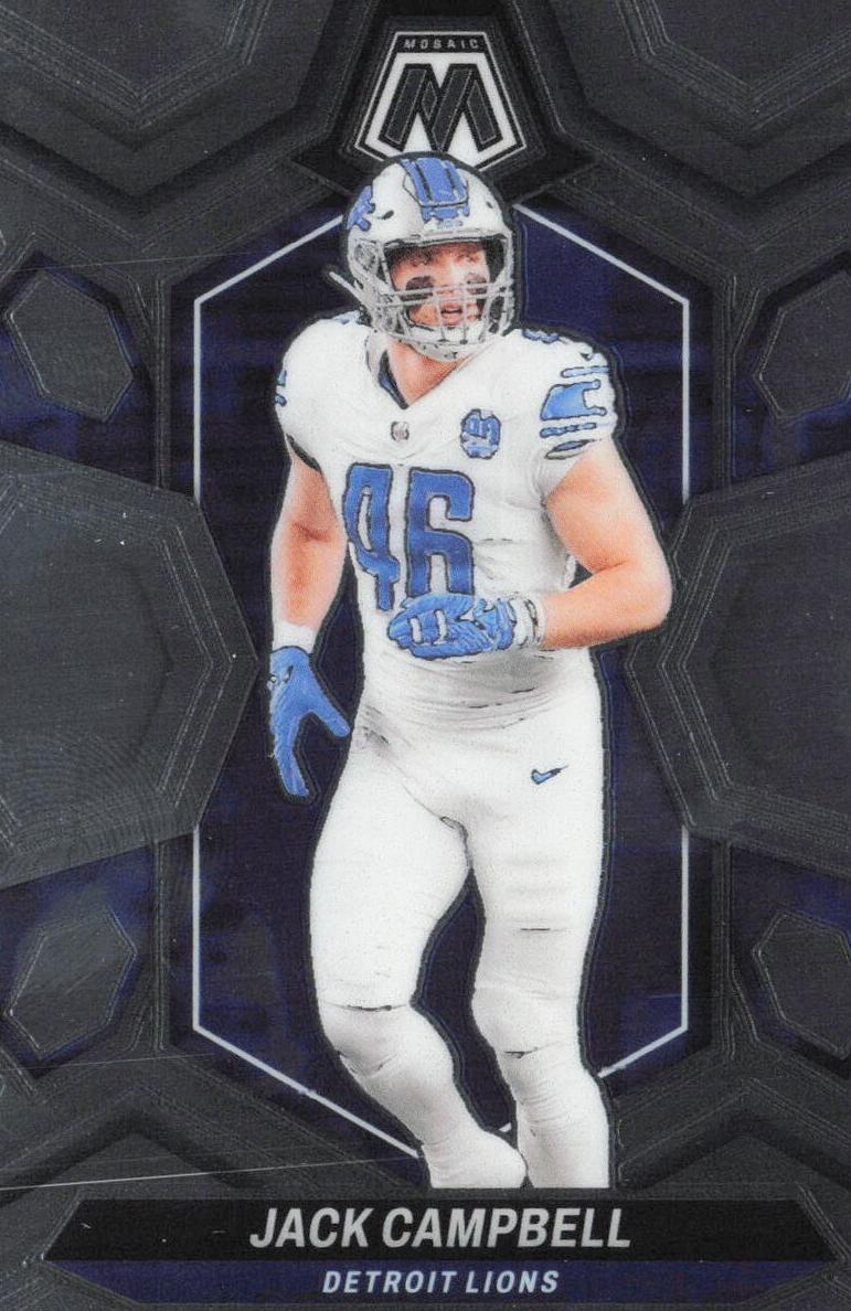 Jack Campbell 2024 Mosaic Football card