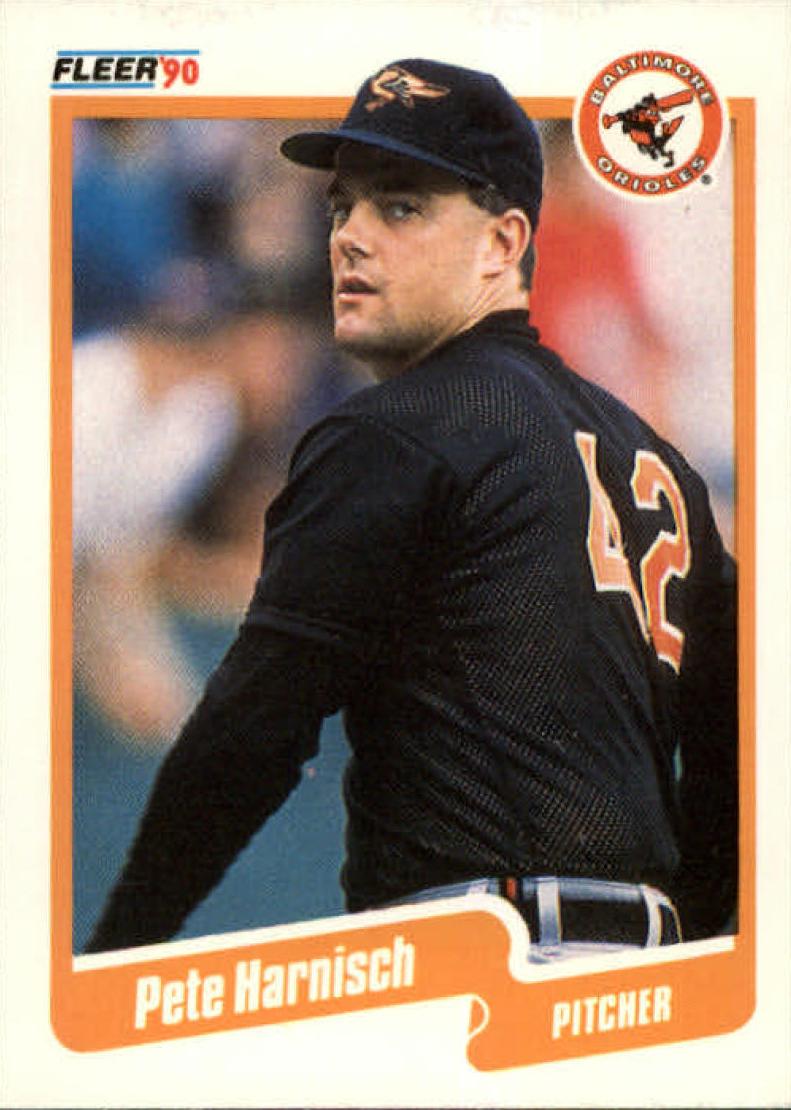 1990 Fleer Pete Harnisch #177 card