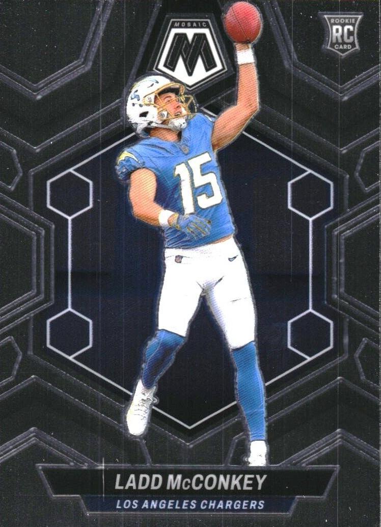 Ladd McConkey 2024 Mosaic Football card