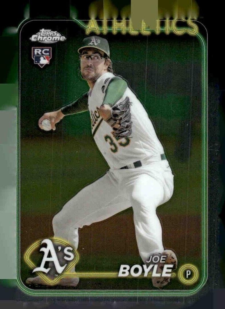 Joe Boyle 2024 Topps Chrome Baseball card