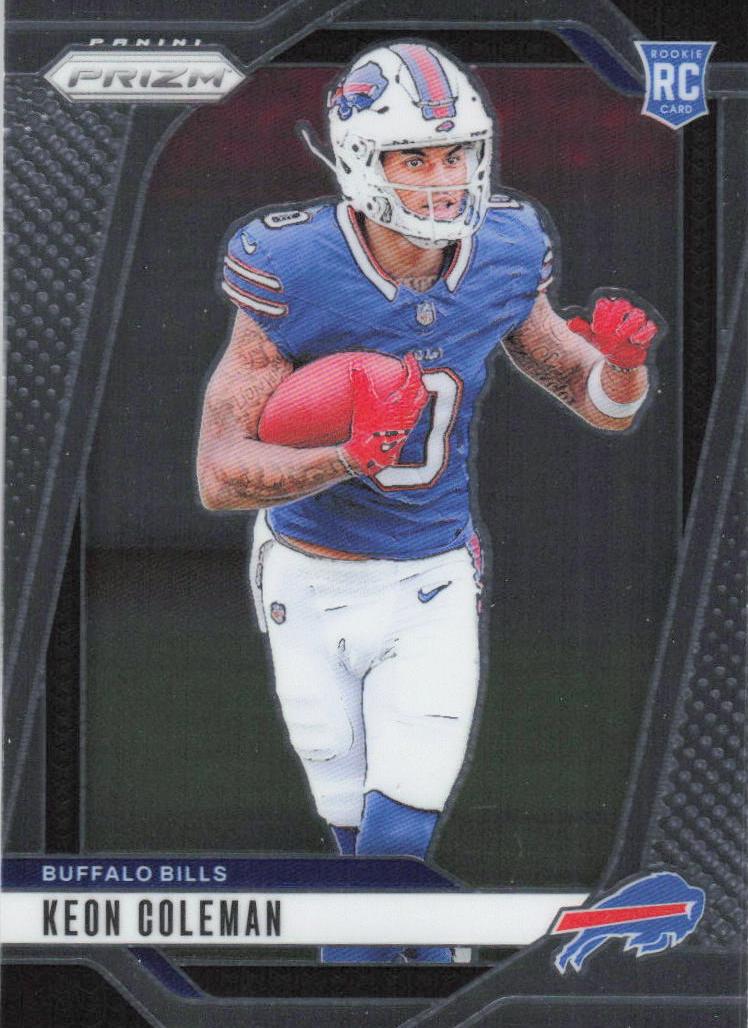 2024 Panini Prizm Keon Coleman [Silver] #362 card