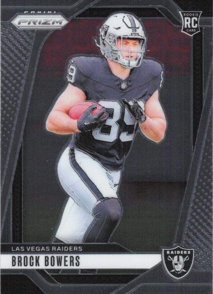 Brock Bowers 2024 Prizm Football card