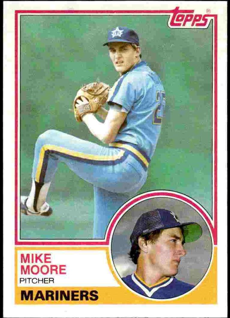 Mike Moore 1983 Topps Baseball