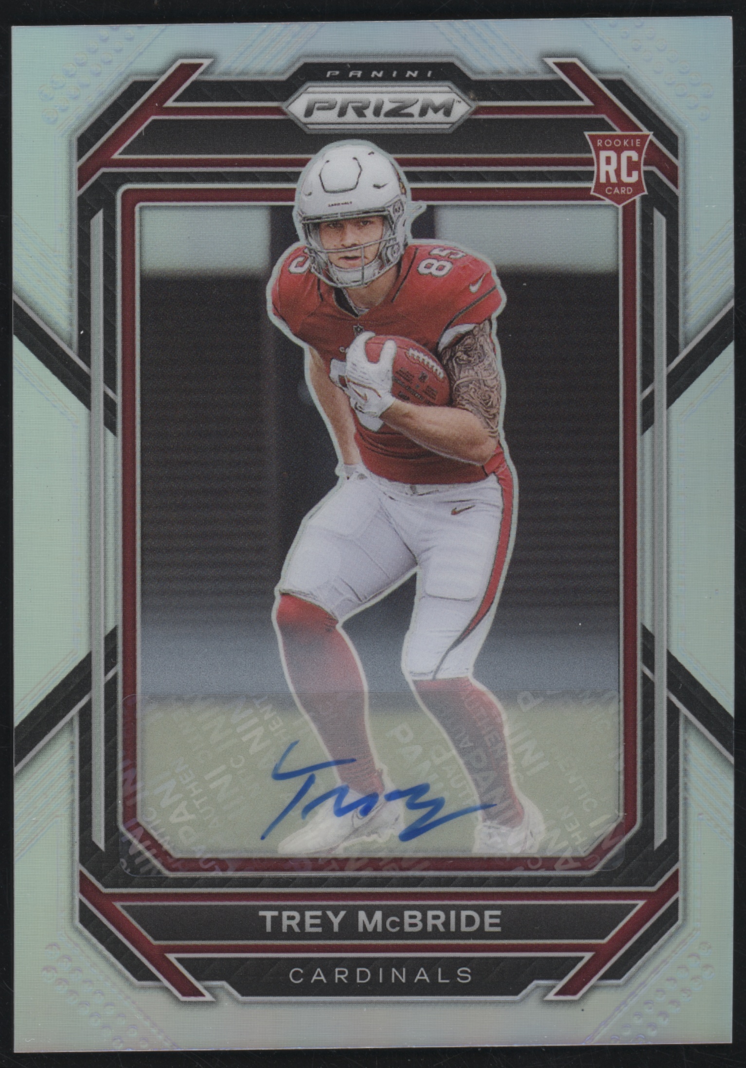 Trey McBride 2022 Prizm Football card