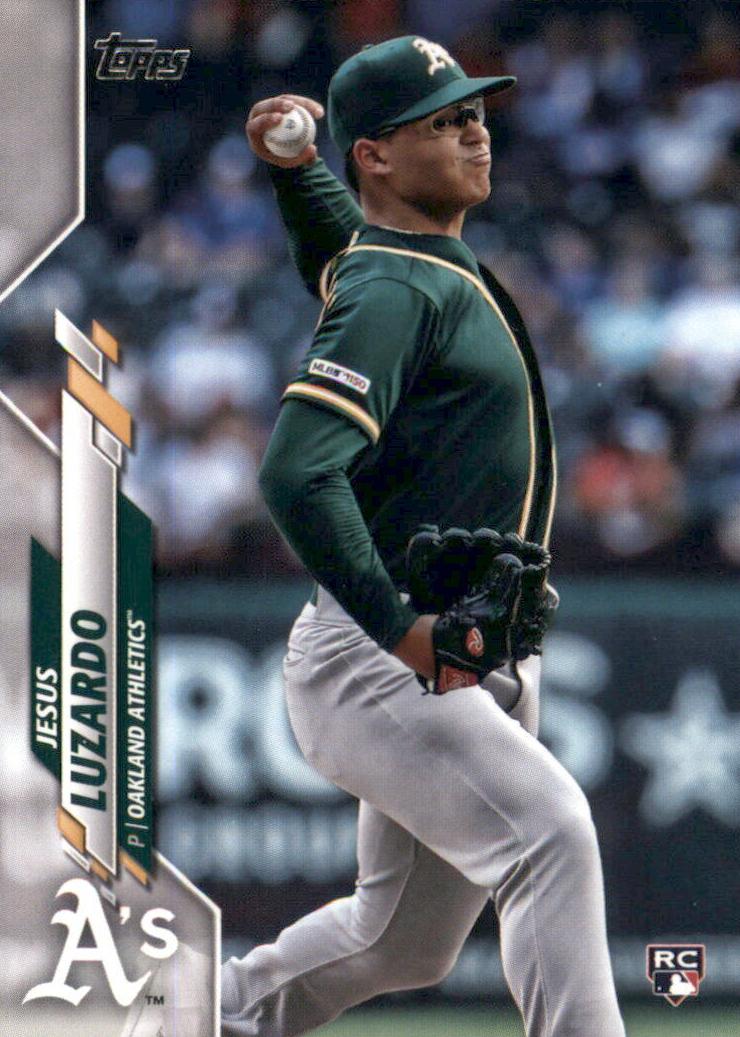 2020 Topps Jesus Luzardo #110 card
