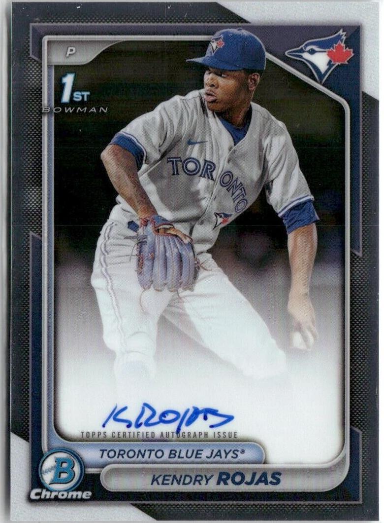 Kendry Rojas 2024 Bowman Chrome Baseball card