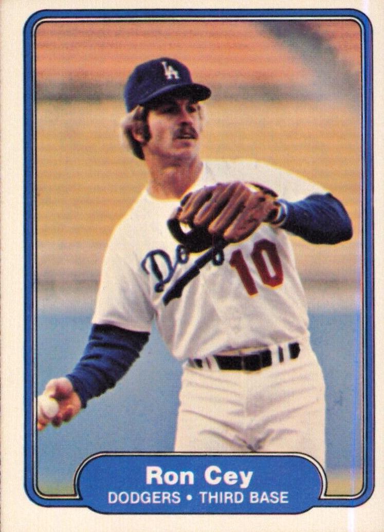 1982 Fleer Ron Cey #3 card