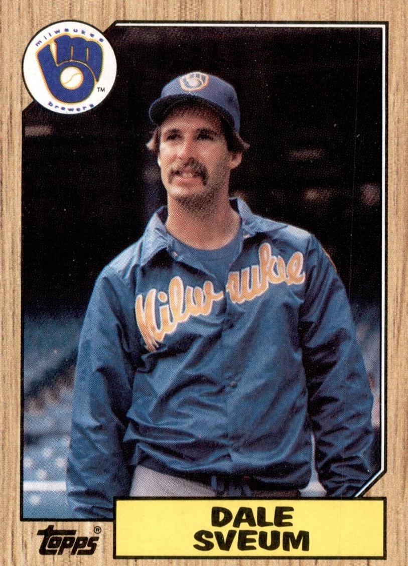 1987 Topps Dale Sveum #327 card