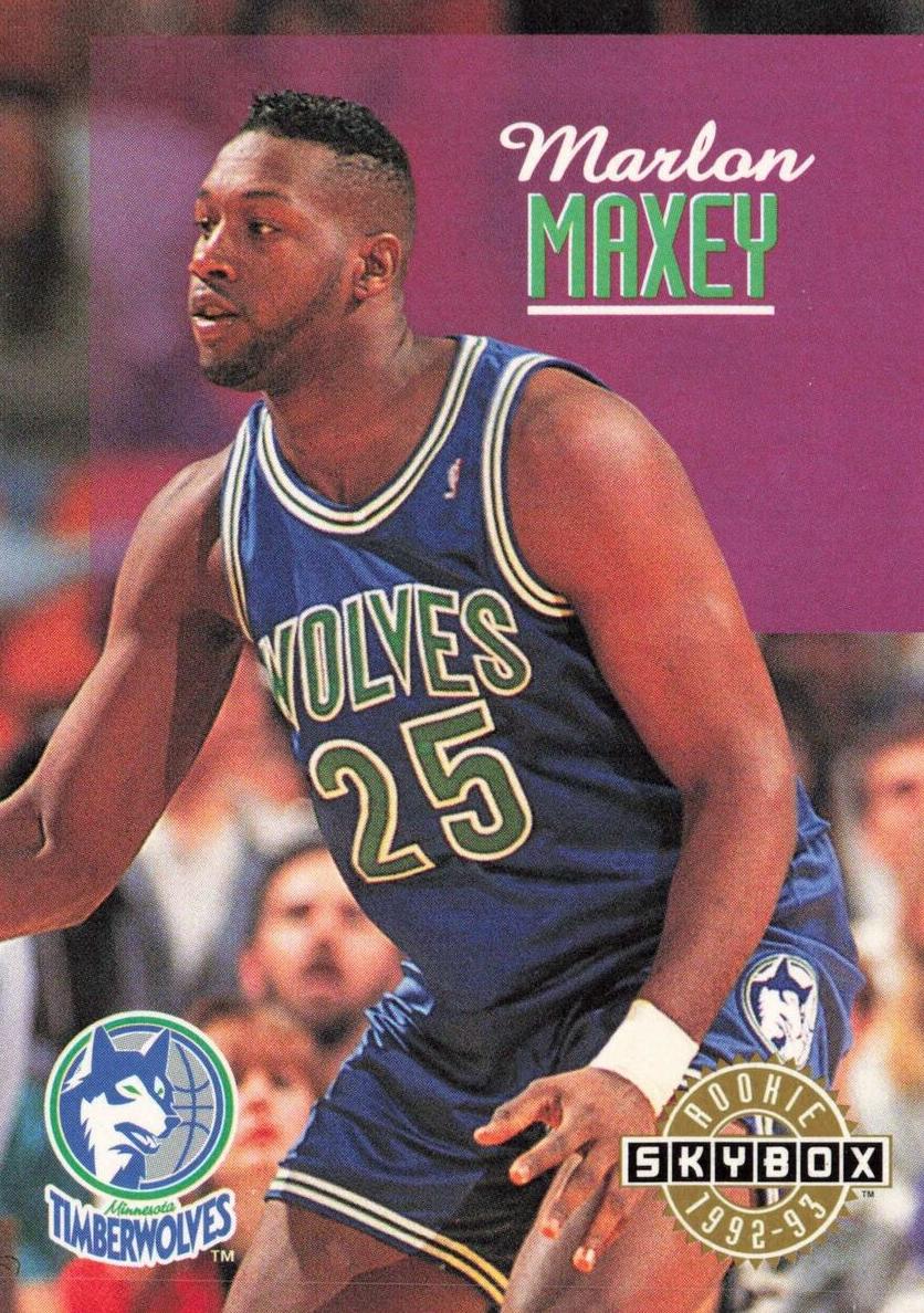 1992 Marlon Maxey #408