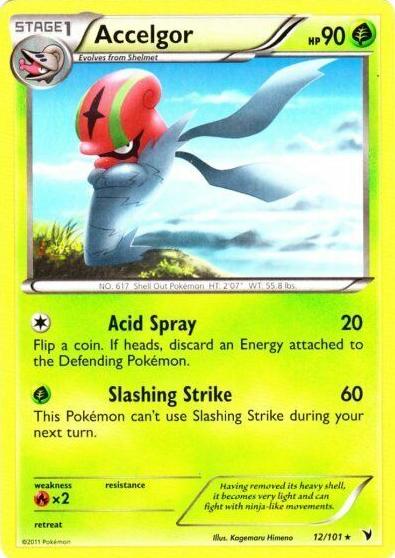 Accelgor 2011 Pokemon Black & White Noble Victories