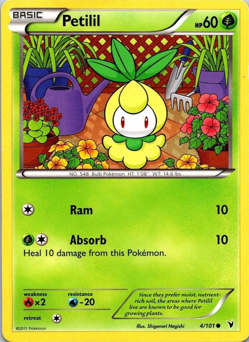 Petilil 2011 Pokemon Black & White Noble Victories