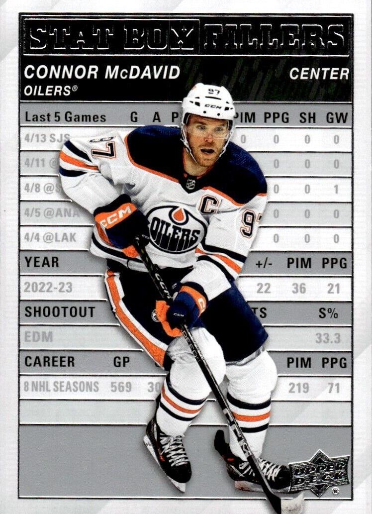 2023 Upper Deck Connor McDavid #SB-21 card
