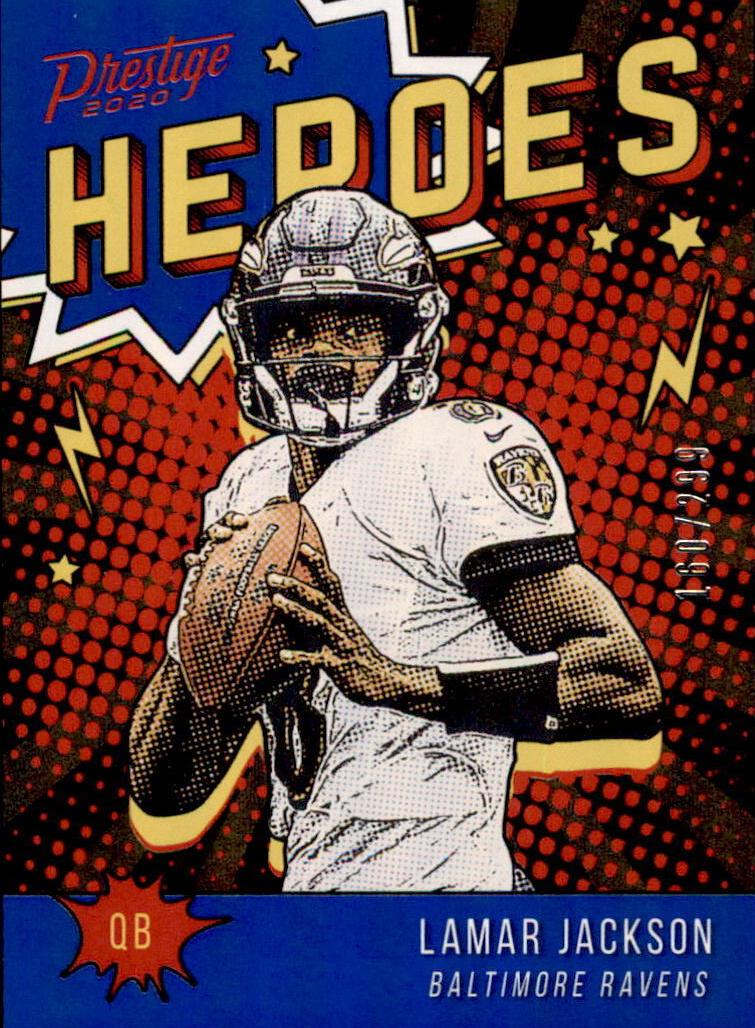 2020 Lamar Jackson [Xtra Points Blue] #HE-LJ