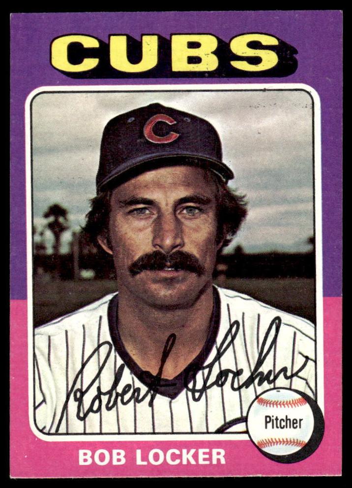 1975 Topps Bob Locker #434 card