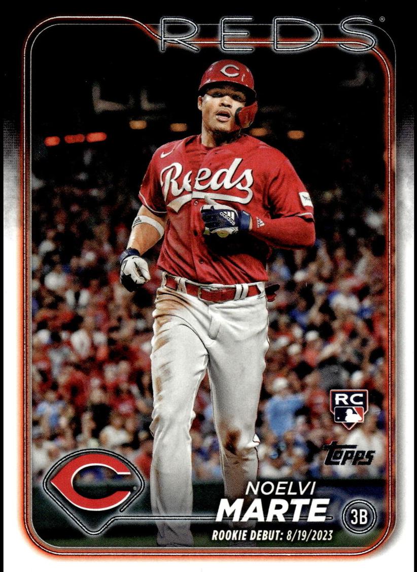 Noelvi Marte 2024 Topps Update Baseball card