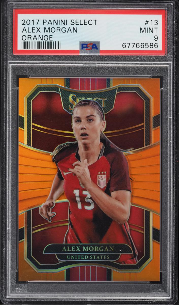 2017 Panini Select Alex Morgan [Orange] #13 card