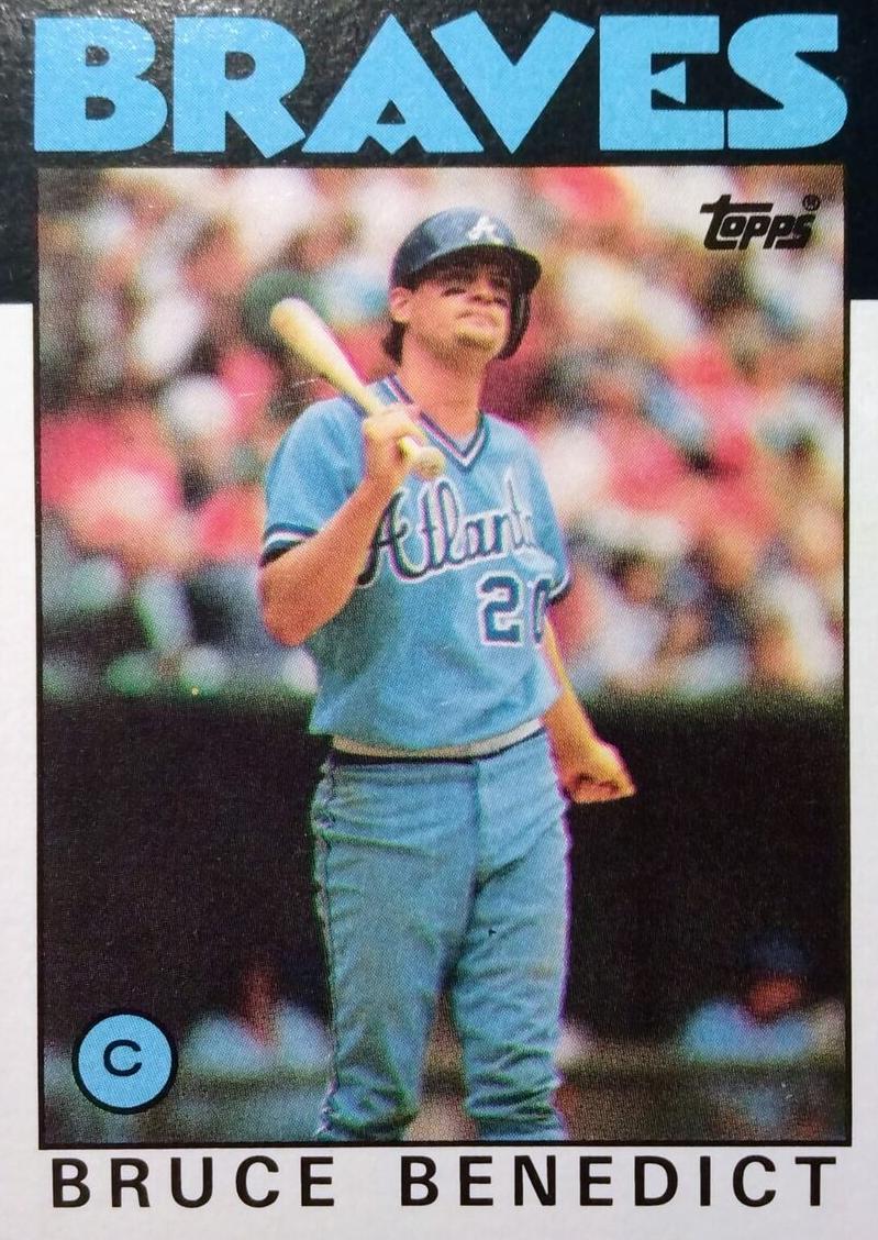 1986 Bruce Benedict #78