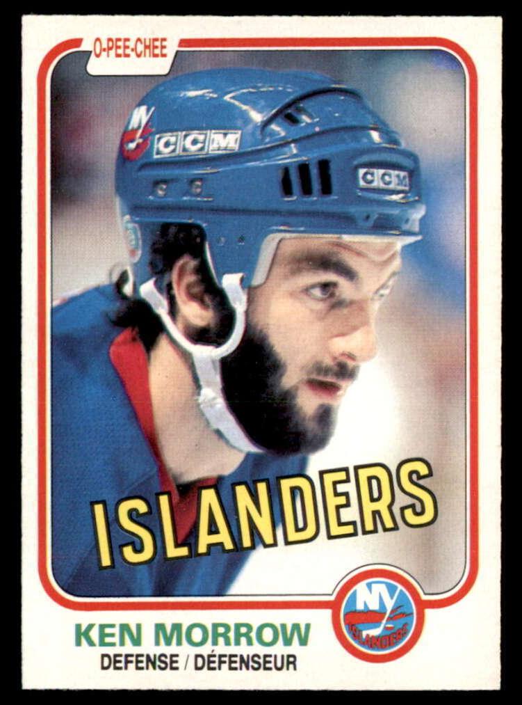 1981 O-Pee-Chee Ken Morrow #205 card