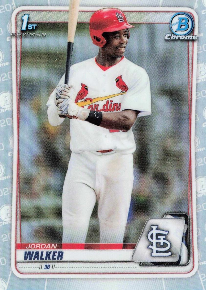 2020 Bowman Draft Jordan Walker [Refractor] #BD-57 card