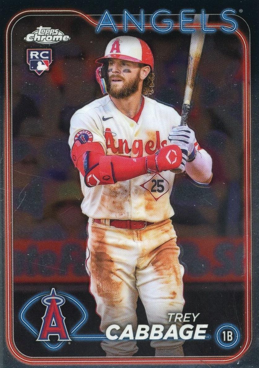 Trey Cabbage 2024 Topps Chrome Baseball card