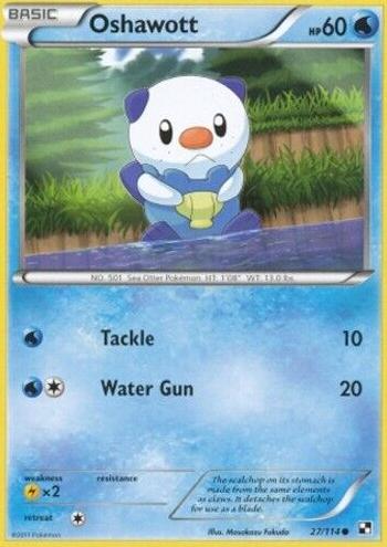 Oshawott 2011 Pokemon Black & White