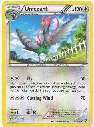 Unfezant 2011 Pokemon Black & White