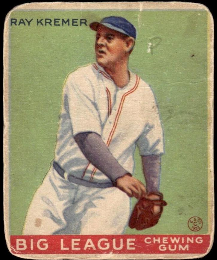 1933 Ray Kremer #54