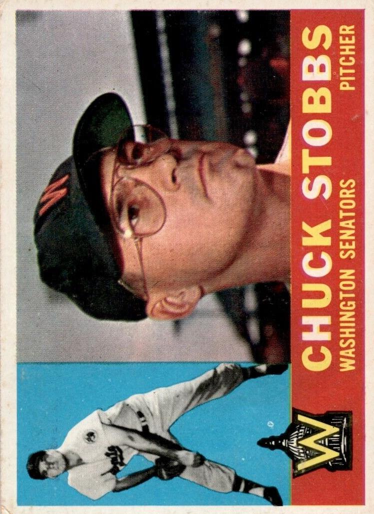 1960 Topps Chuck Stobbs #432 card