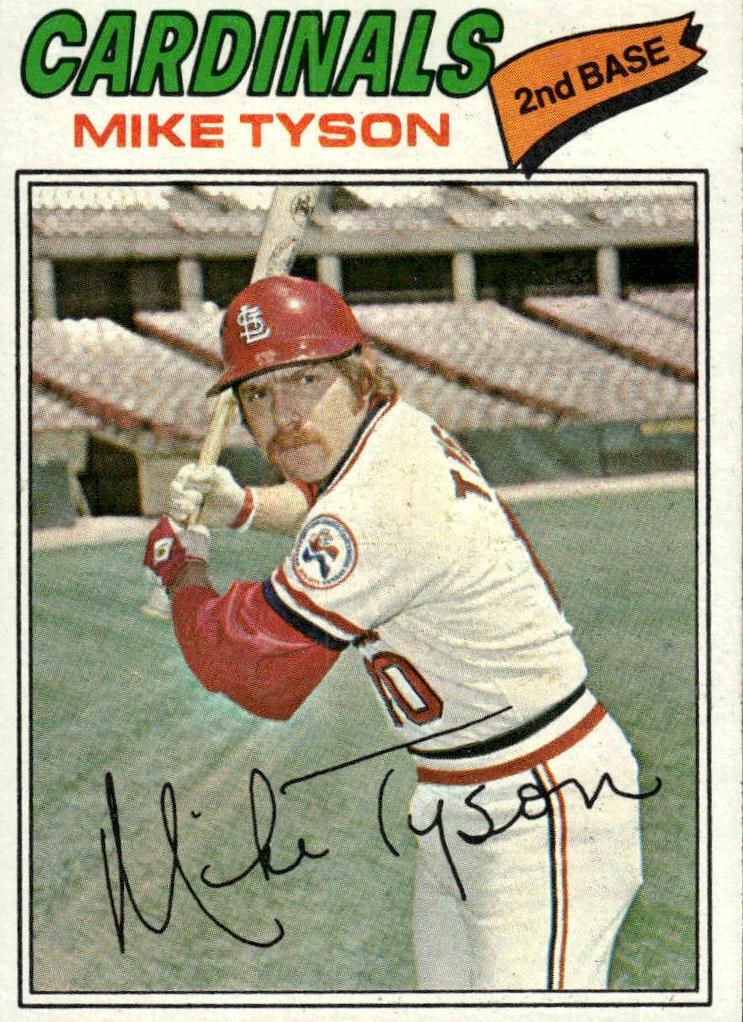 1977 Topps Mike Tyson #599 card