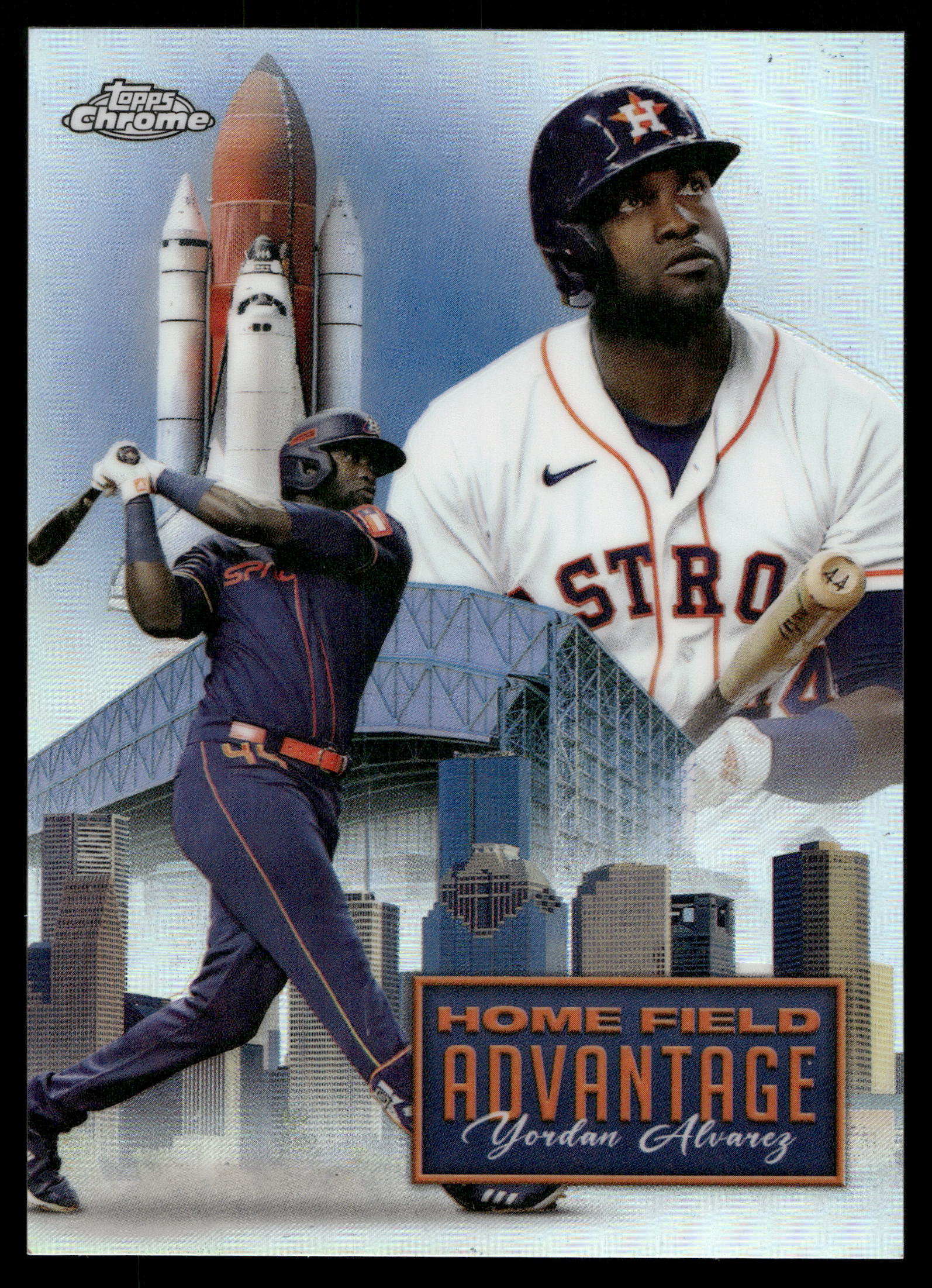 2024 Topps Chrome Update Home Field Advantage Yordan Alvarez #HFAC-3 card