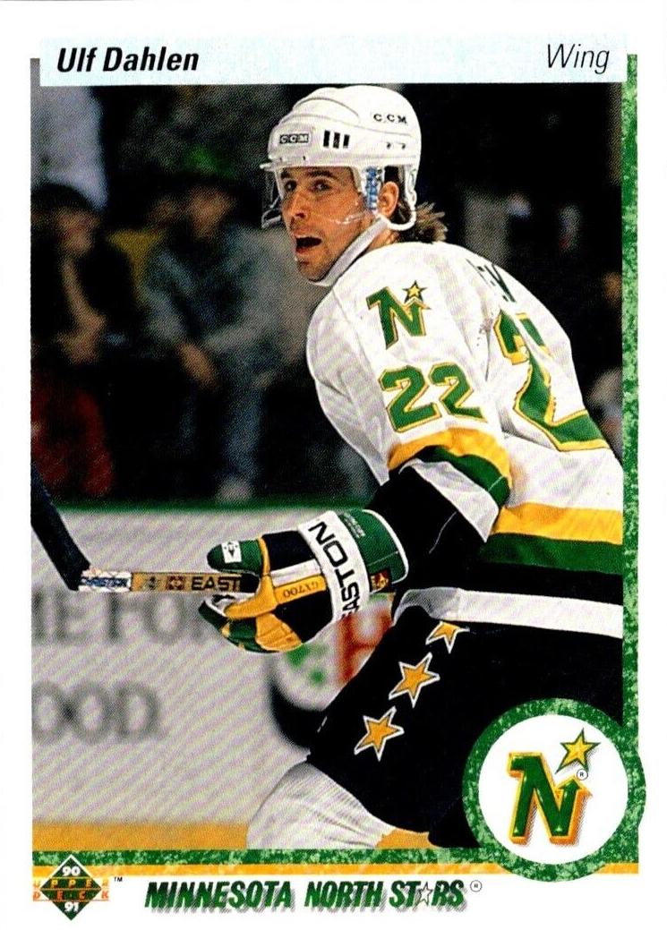 1990 Upper Deck Ulf Dahlen #283 card