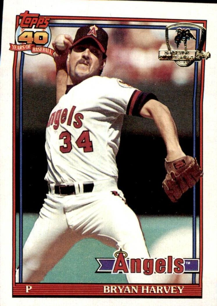 Bryan Harvey 1991 Topps Desert Shield Baseball