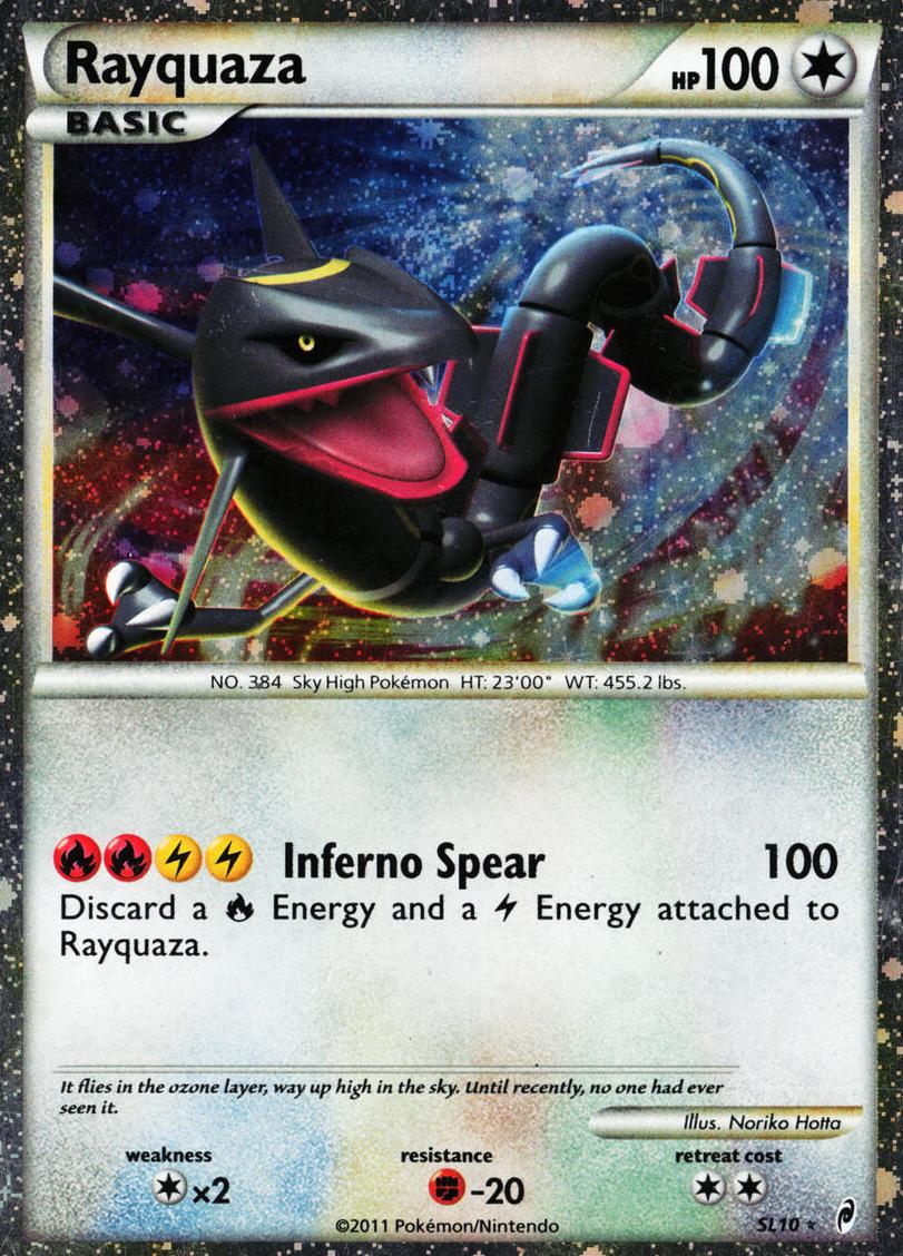 2011 Pokemon Call of Legends CALL OF LEGENDS #SL10 Rayquaza-Holo front