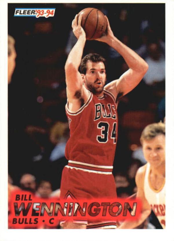 1993 Fleer Bill Wennington #262 card