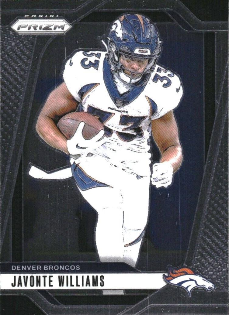 Javonte Williams 2024 Prizm Football card