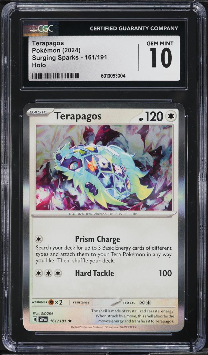 Terapagos 2024 Pokemon Scarlet & Violet Surging Sparks