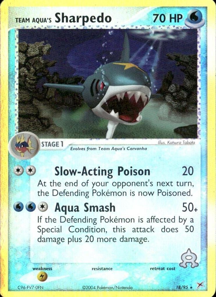 2004 Sharpedo [Reverse Foil] #18