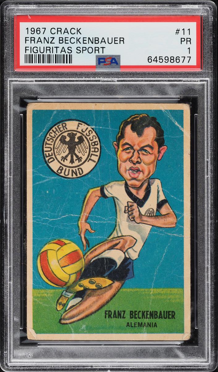 1967 Crack Figuritas Sport Franz Beckenbauer #11 card