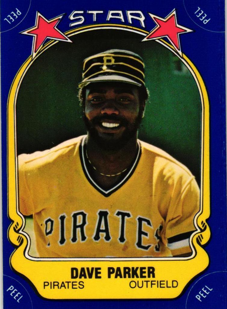 1981 Fleer Star Stickers Dave Parker #26 card
