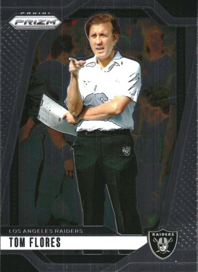 Tom Flores 2024 Prizm Football card